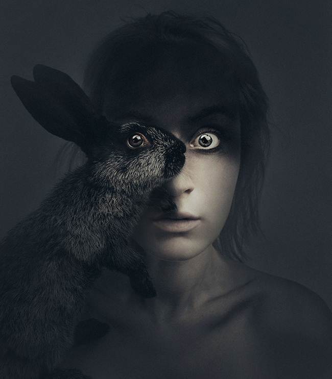 People and animals in the photographs of Flora Borsi